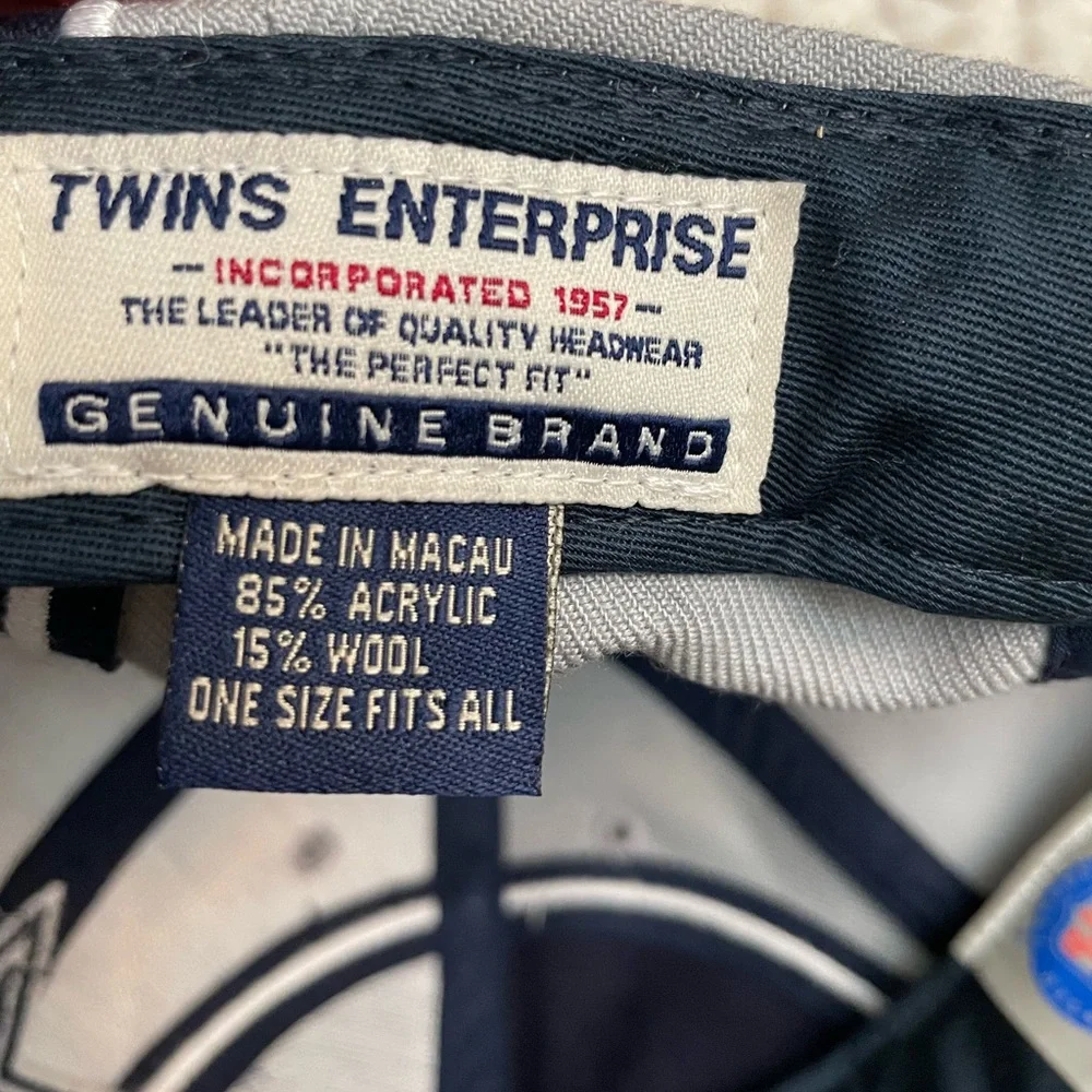 Dallas Cowboys Base Two Tone NFL Vintage Navy/Grey Velcro back- Twins Enterprise
